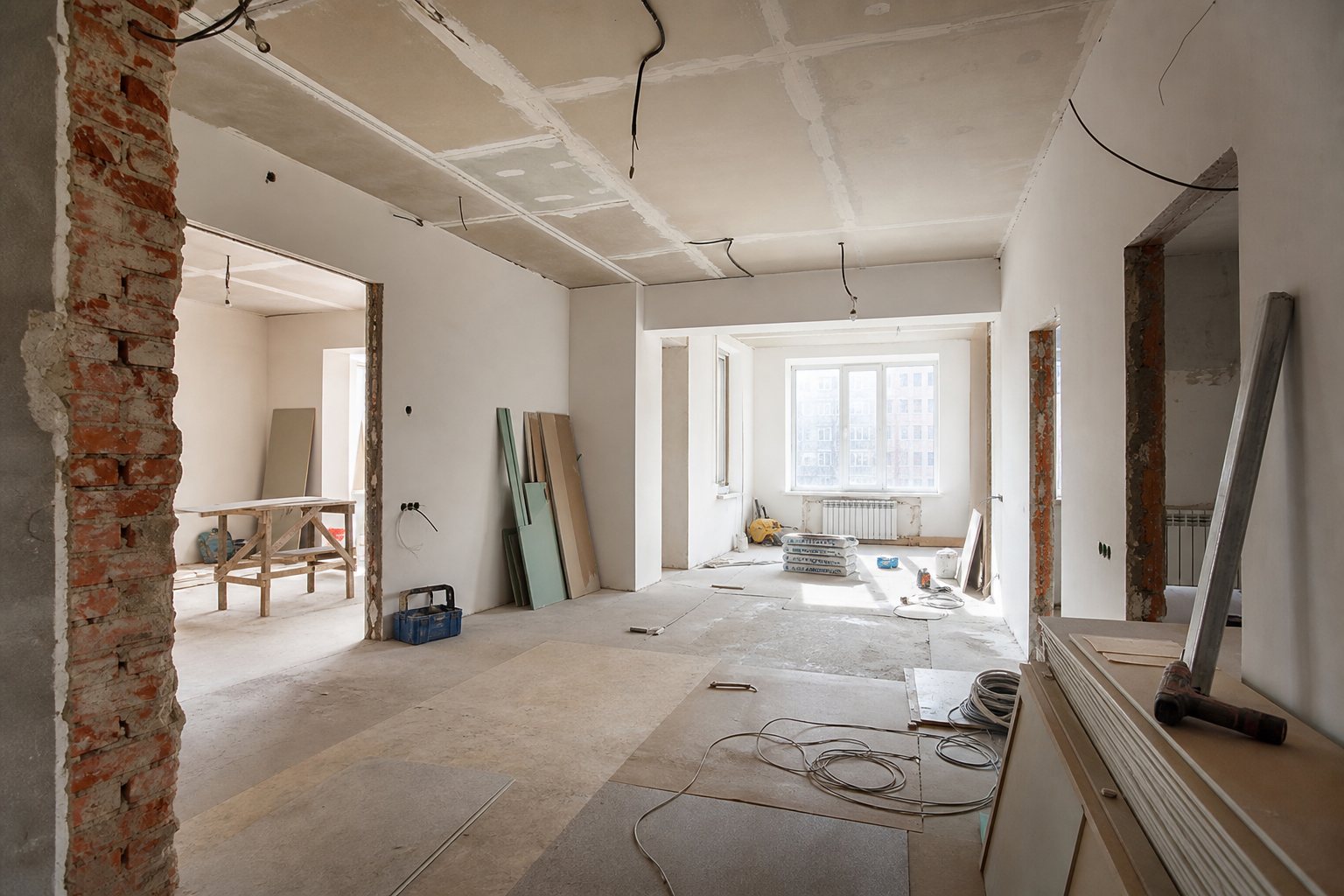 Сколько длится ремонт квартиры площадью 40, 60 и 80 м²?